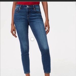 LOFT Curvy High Waisted Ankle skinny